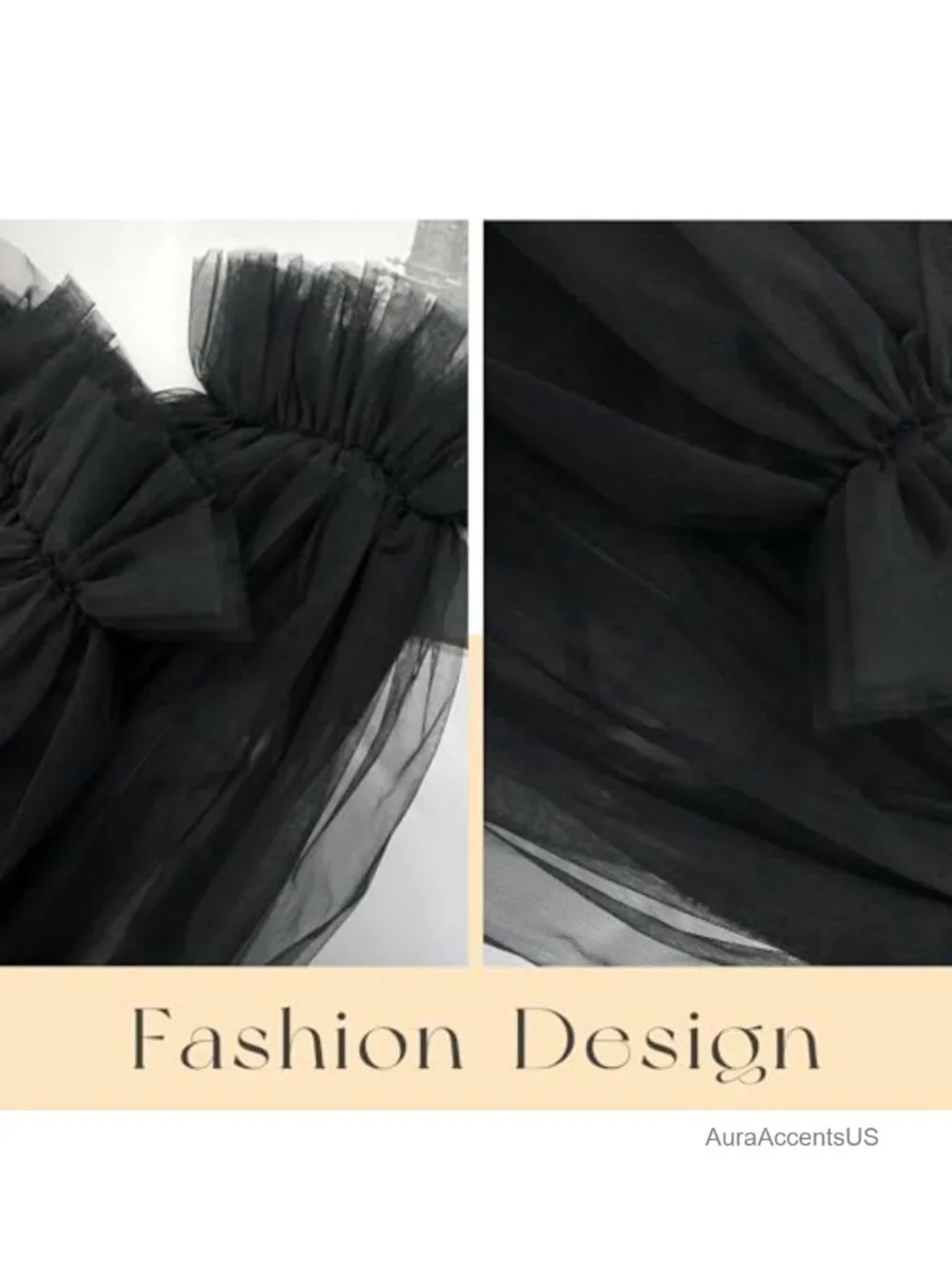Fingerless Ruffled Tulle Gloves Detachable Sleeves Bridal Wedding Accessories
